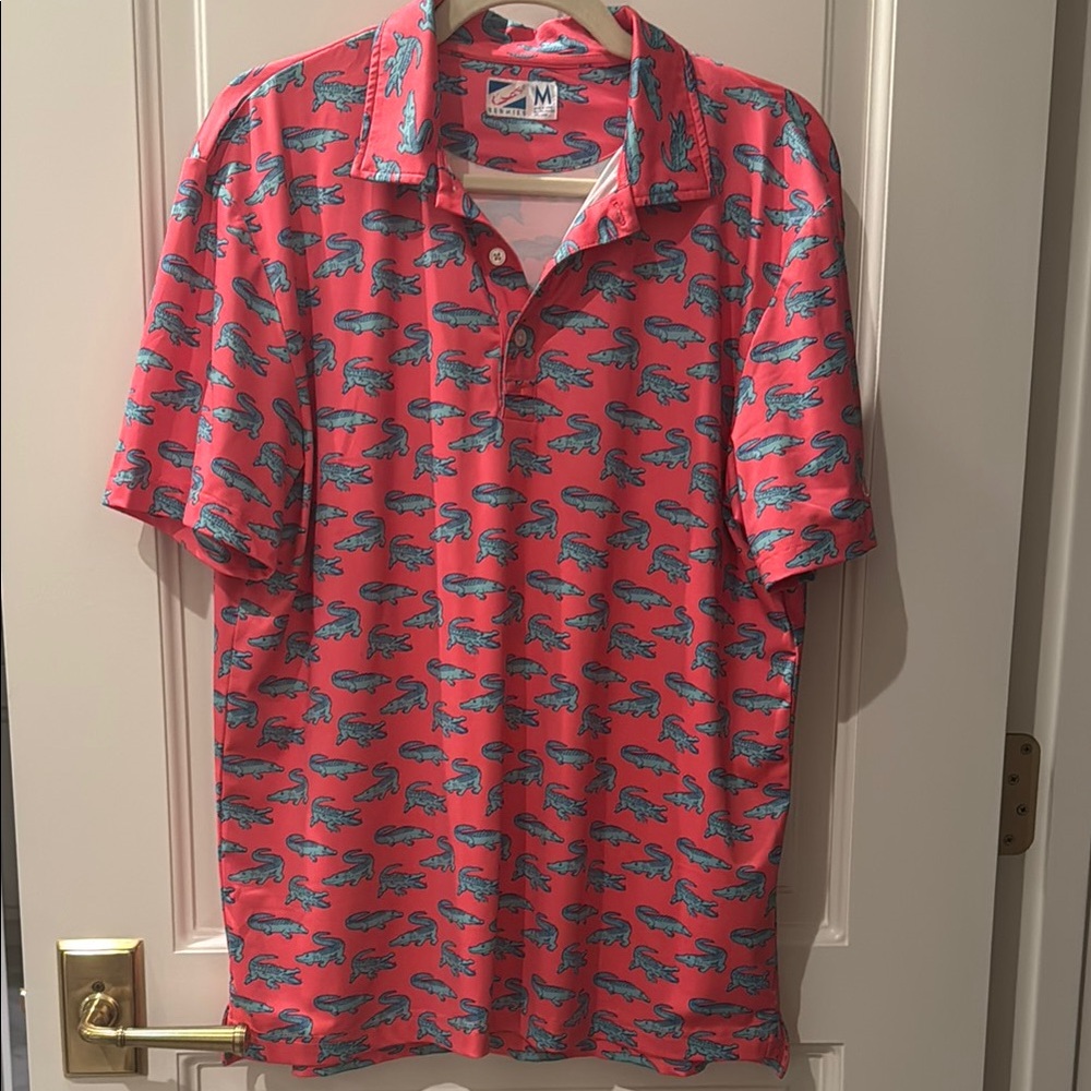 Bermies Polo Shirt with Alligators